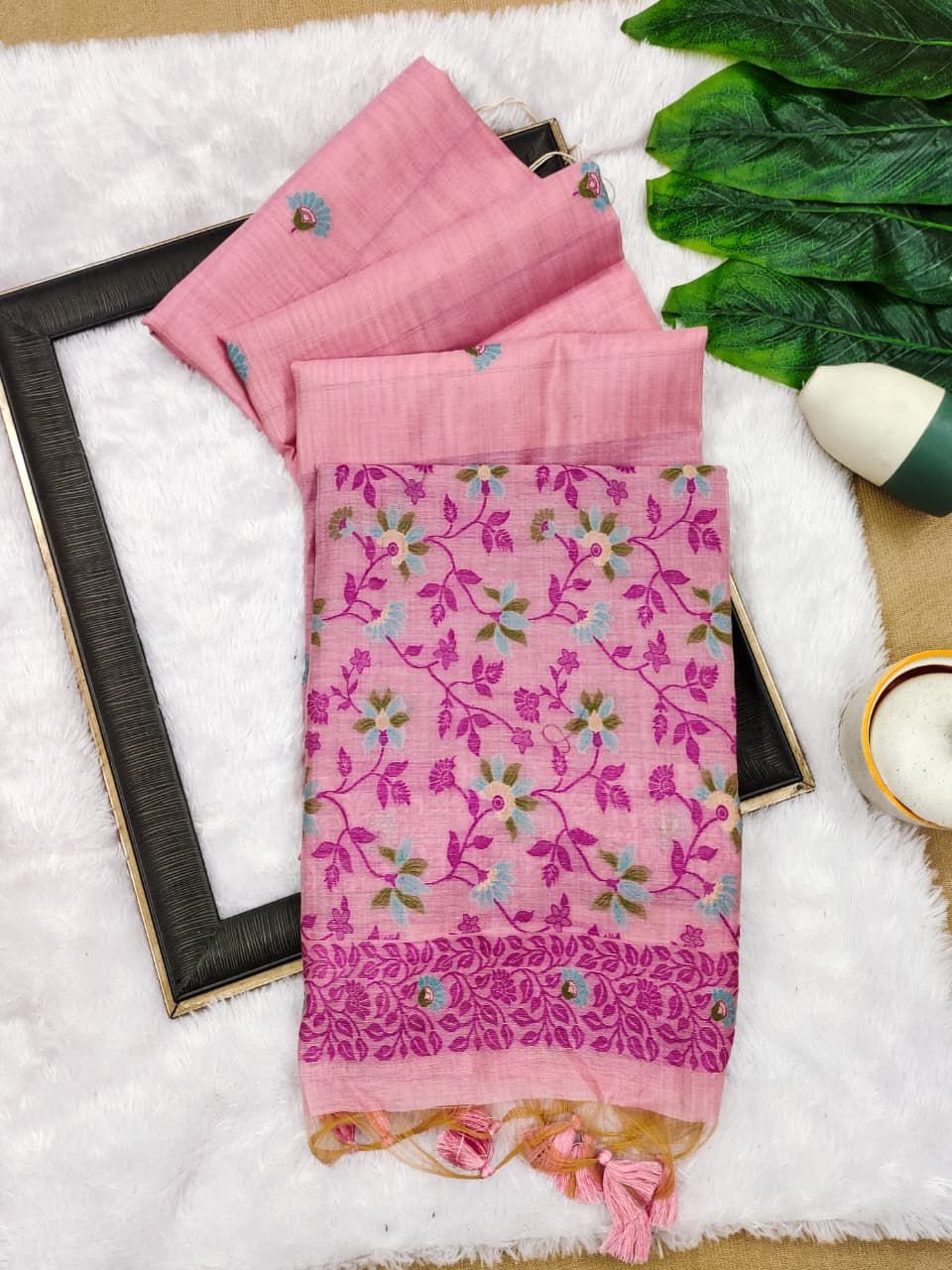 Premium Chanderi Cotton Saree image 9