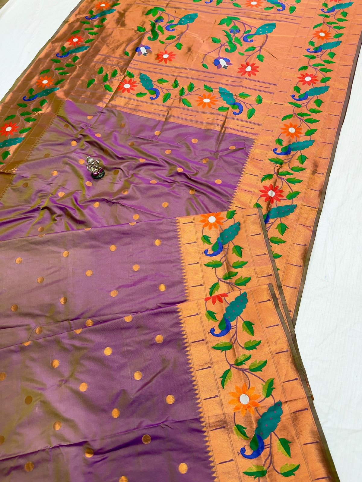 Radha Rani Brocade Paithani image 6