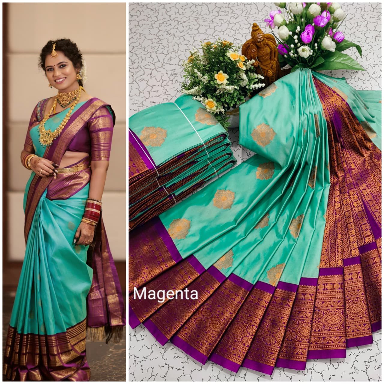 Korvai Kottanji Tana Semi Silk Saree image 17