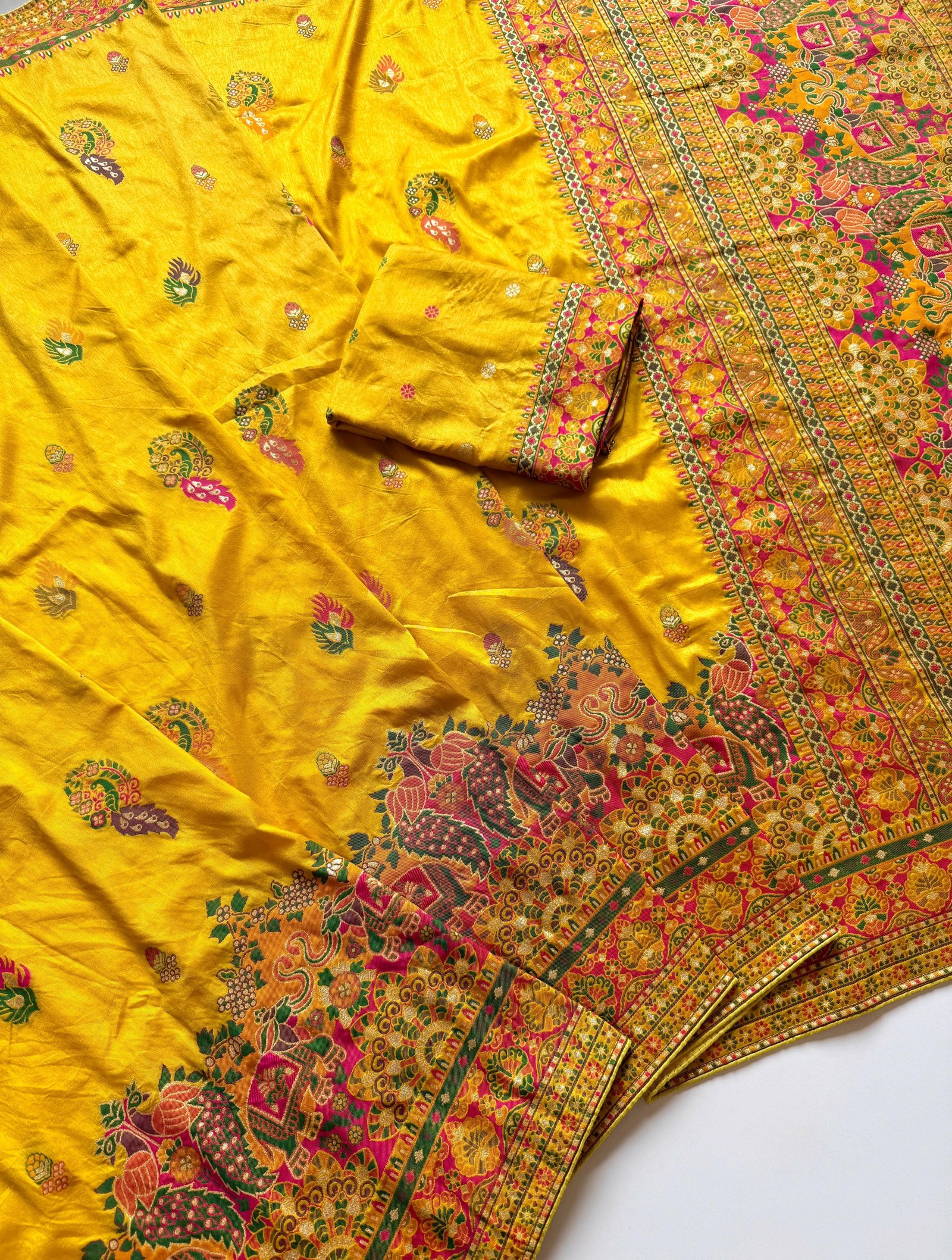 6 Rajwadi Pashmina saree image 4