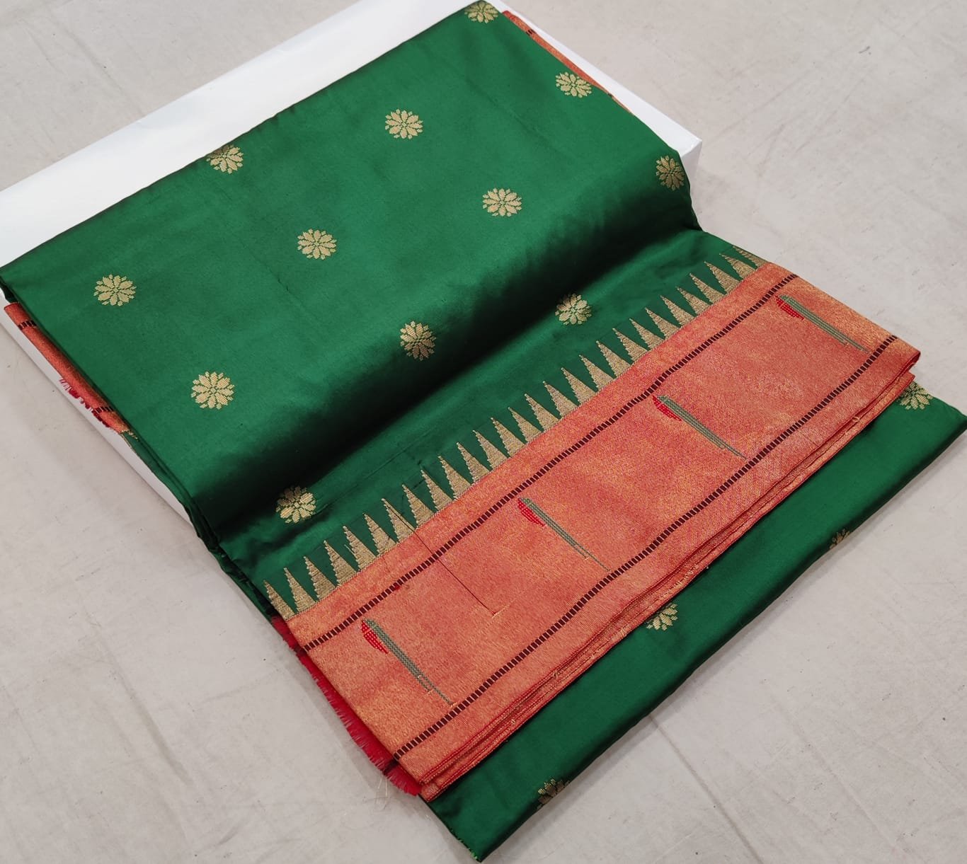 Muniya Paithani Pure Silk image 9