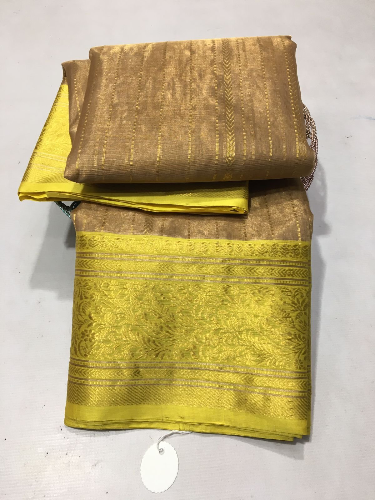 3 Silk Satan Saree Sissue image 2