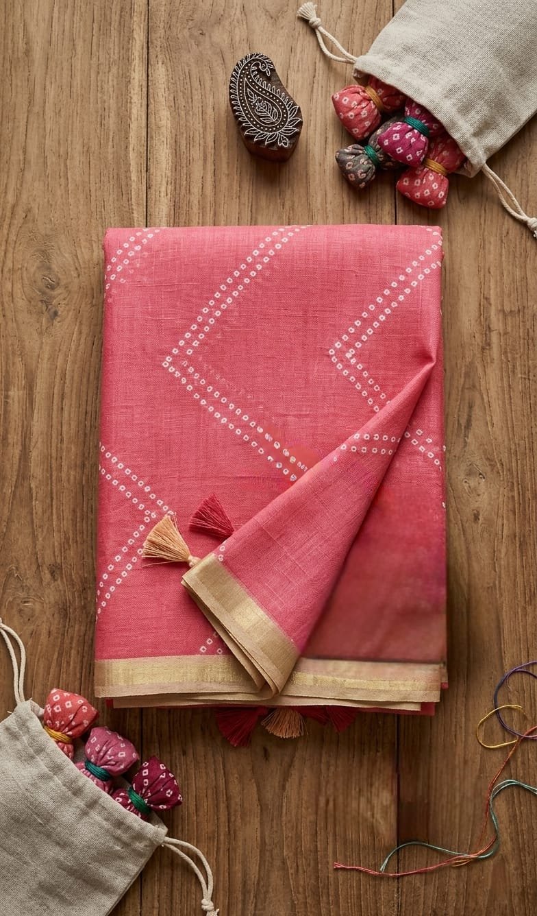 New Linen Cotton Sarees