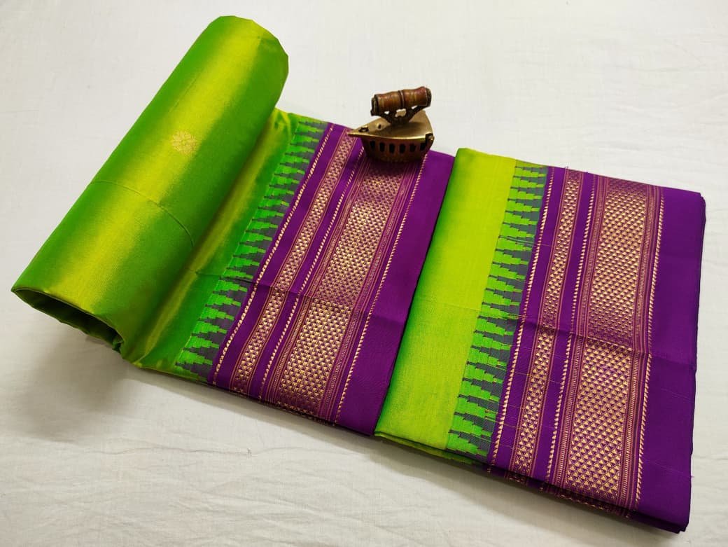 Chandrakor Paithani Pure Silk image 58