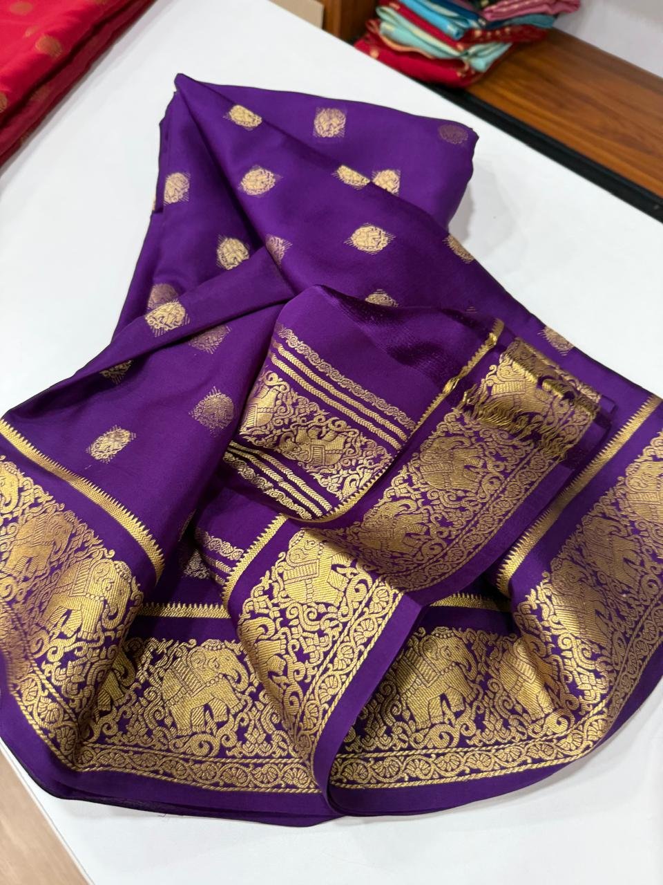5 Pure Mysore Silk Sarees image 27