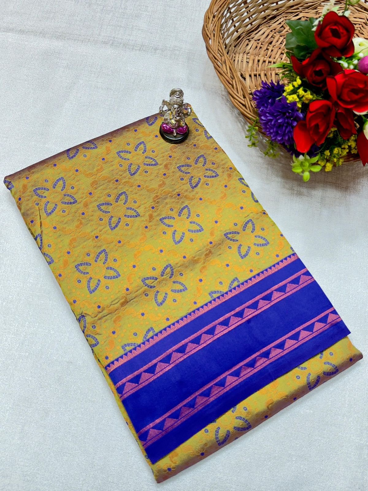 Rajasthani Bandhani Paithani image 6