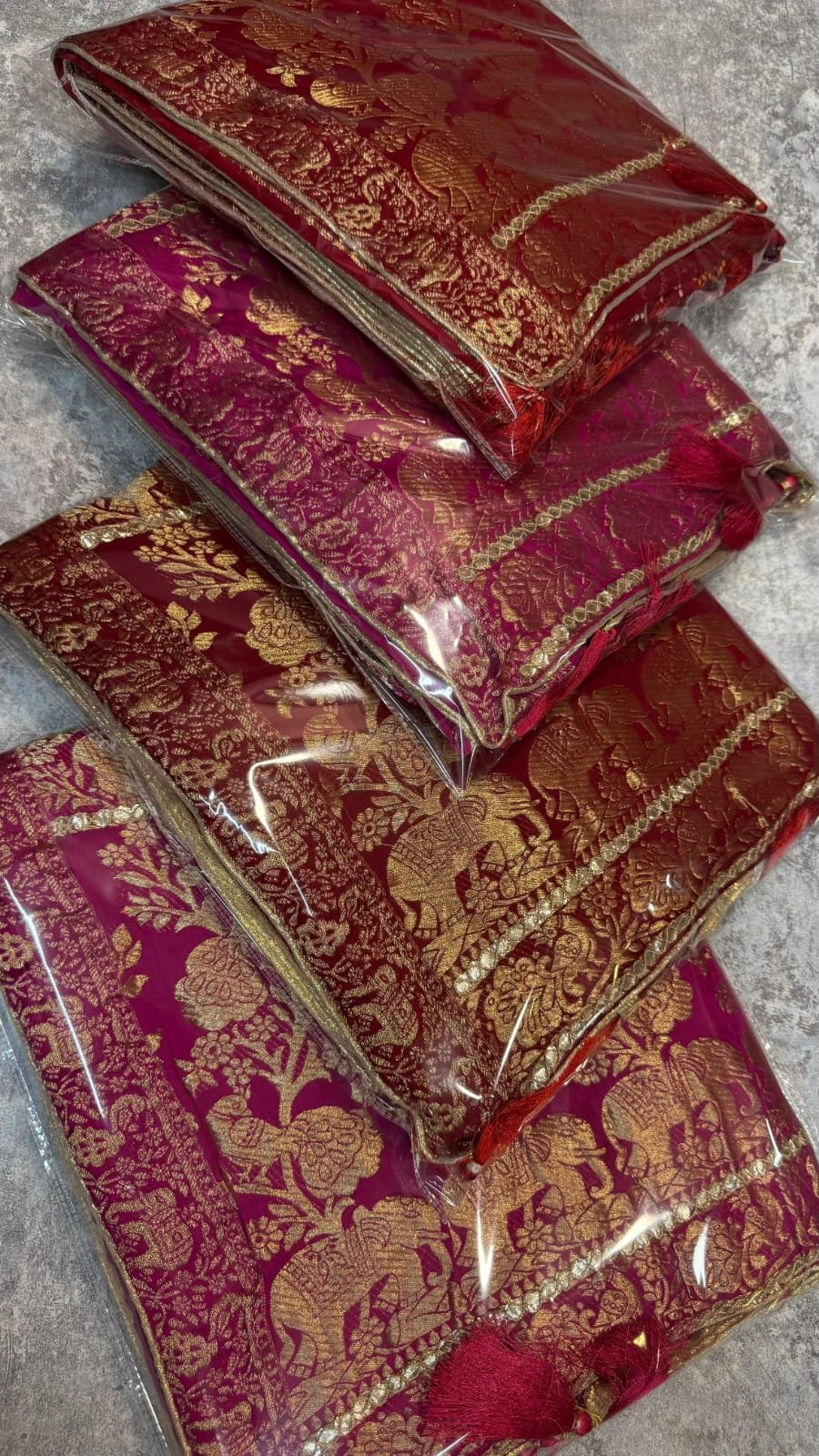 Pure Handloom Gajji Silk Bandej Saree image 4