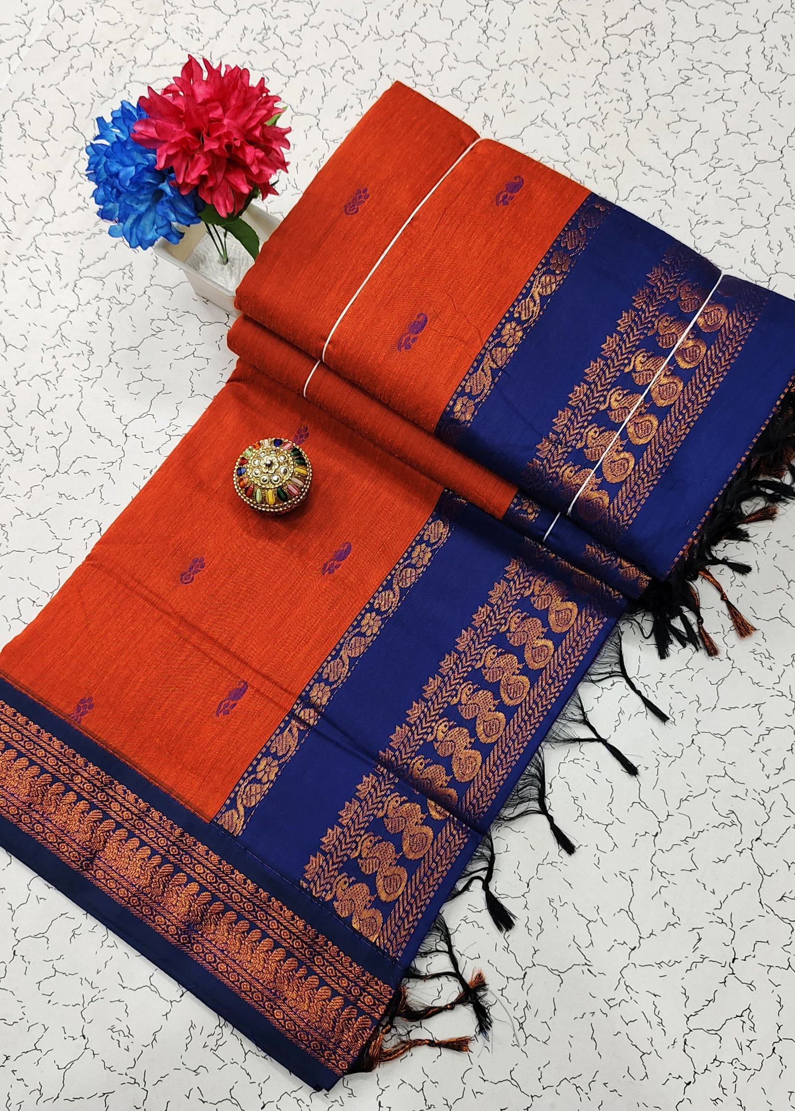 Kalyani Cotton Saree ( BUTTA) image 30