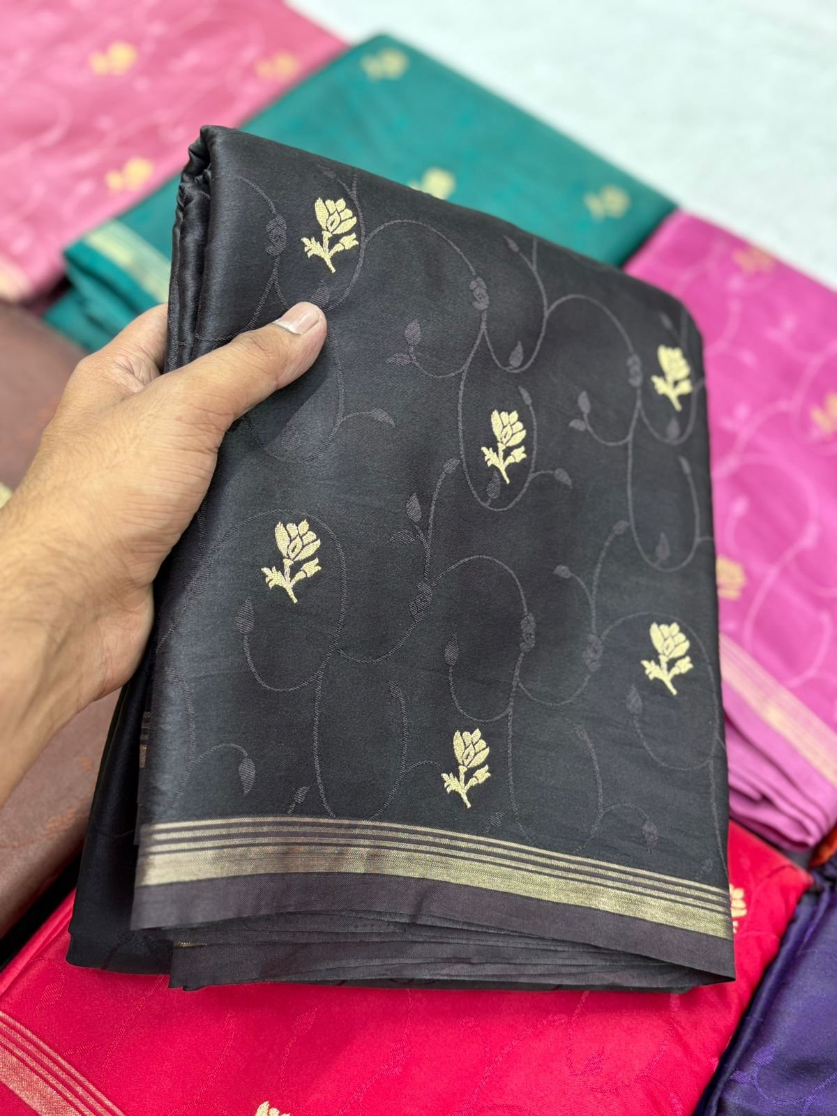 Premium Quality Gaji Silk saree image 3