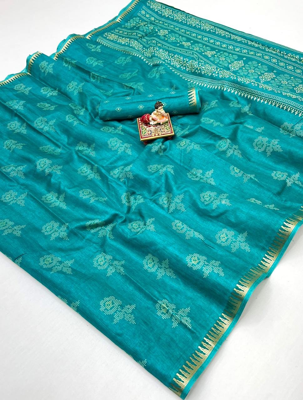 Pure Raw silk Sarees image 2