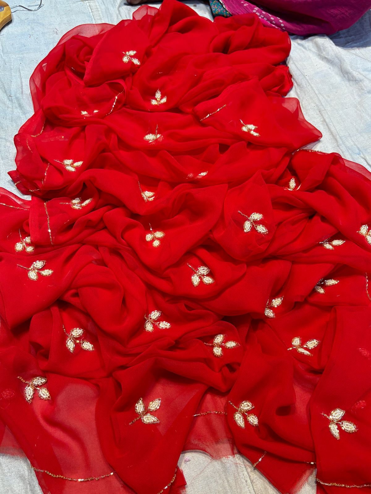 Pure Najmeen Chiffon Saree image 9