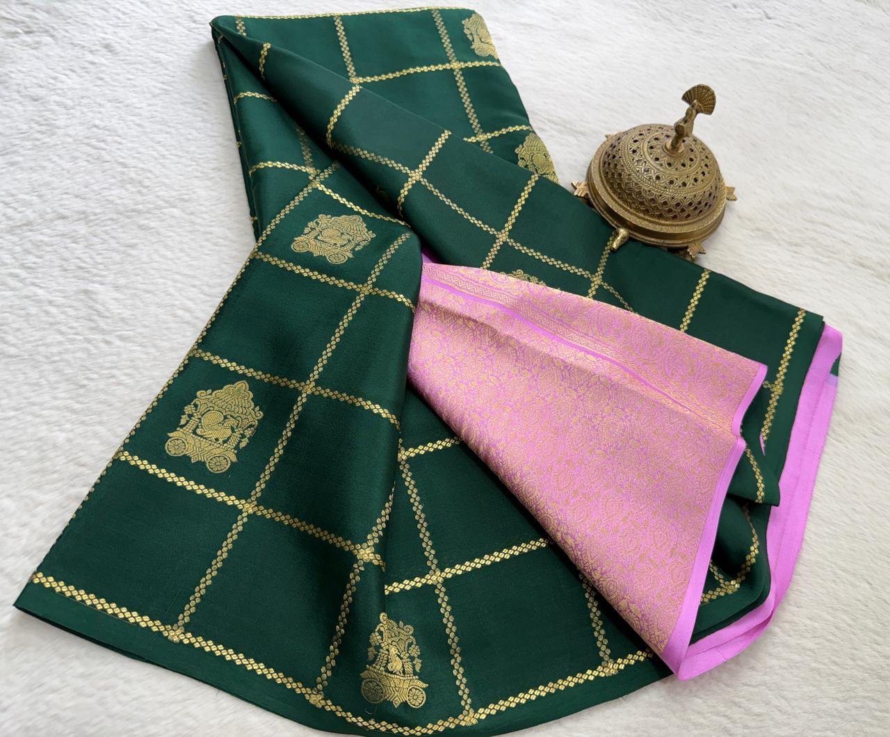 9 Pure Mysore Silk Sarees image 10