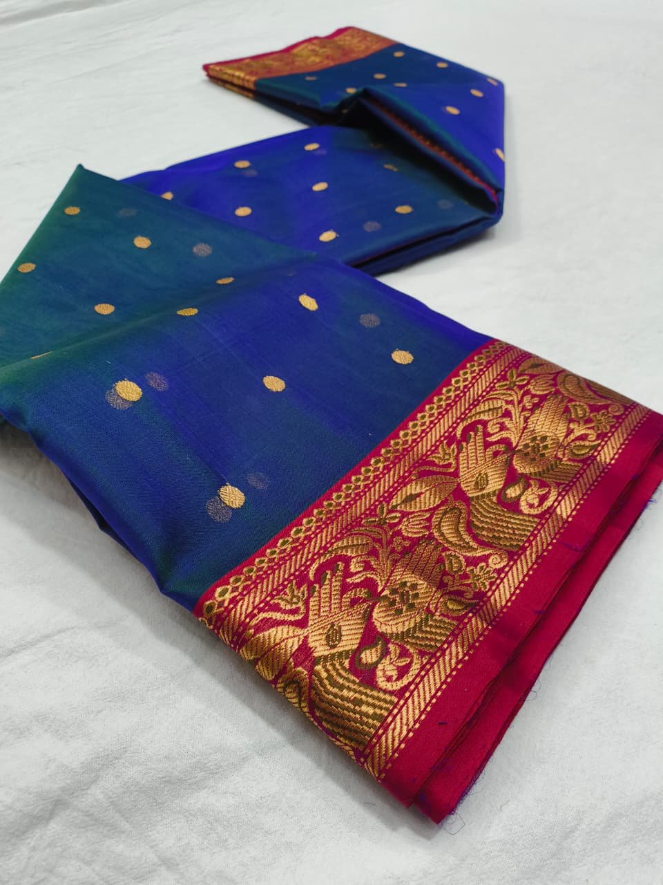 23 Silk Katan Saree image 7