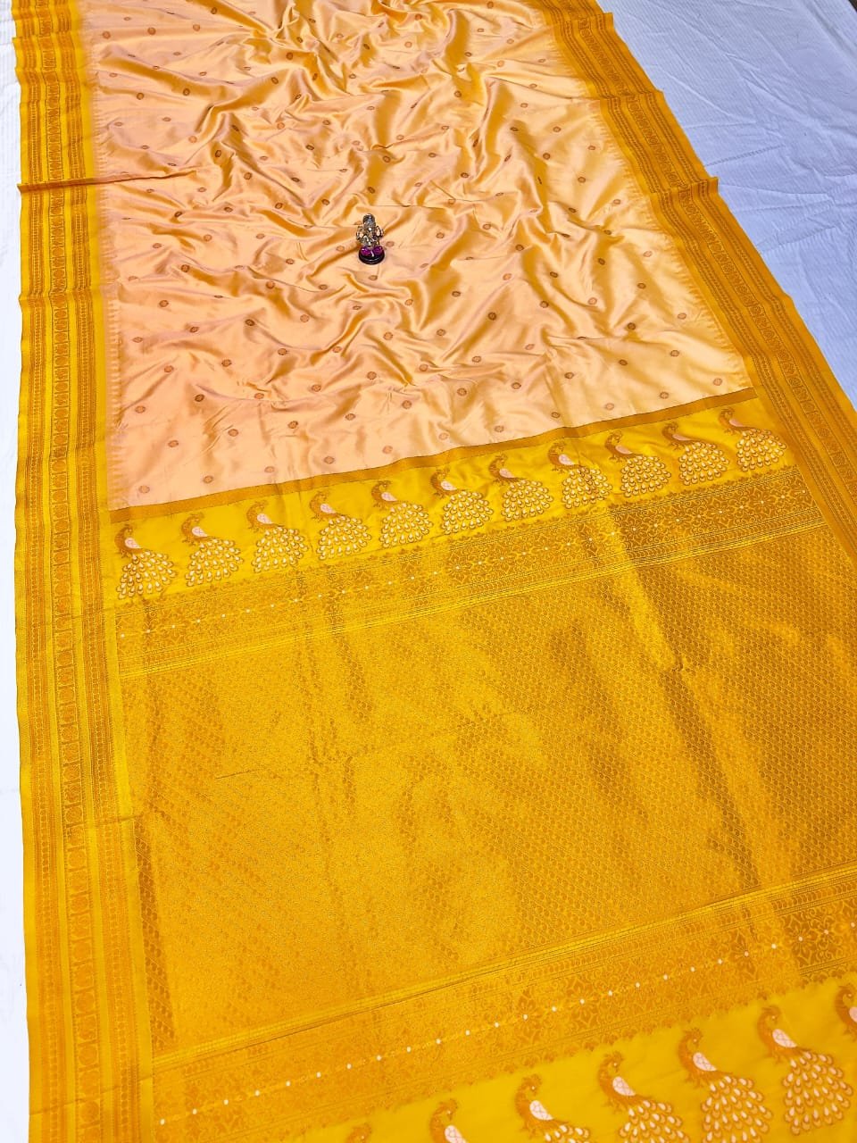 Half Silk South Indian Paithani image 6