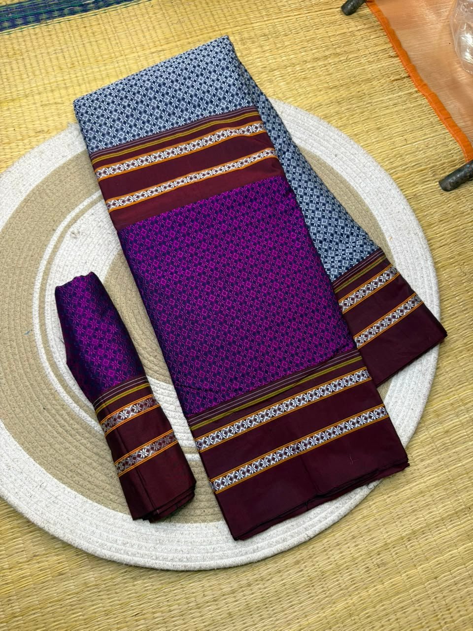 Half and Half Khun Saree image 5