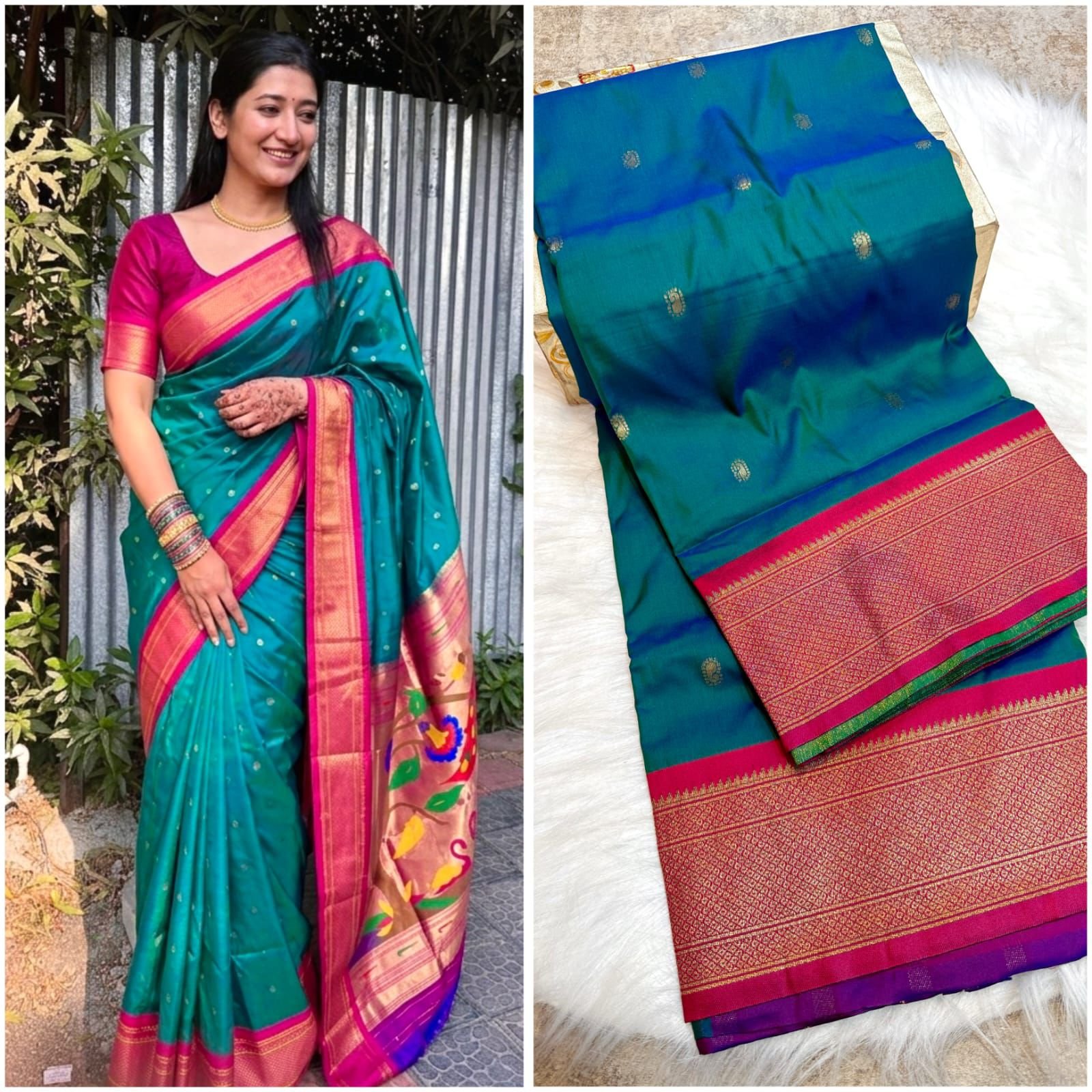 Fancy Pallu Paithani image 2