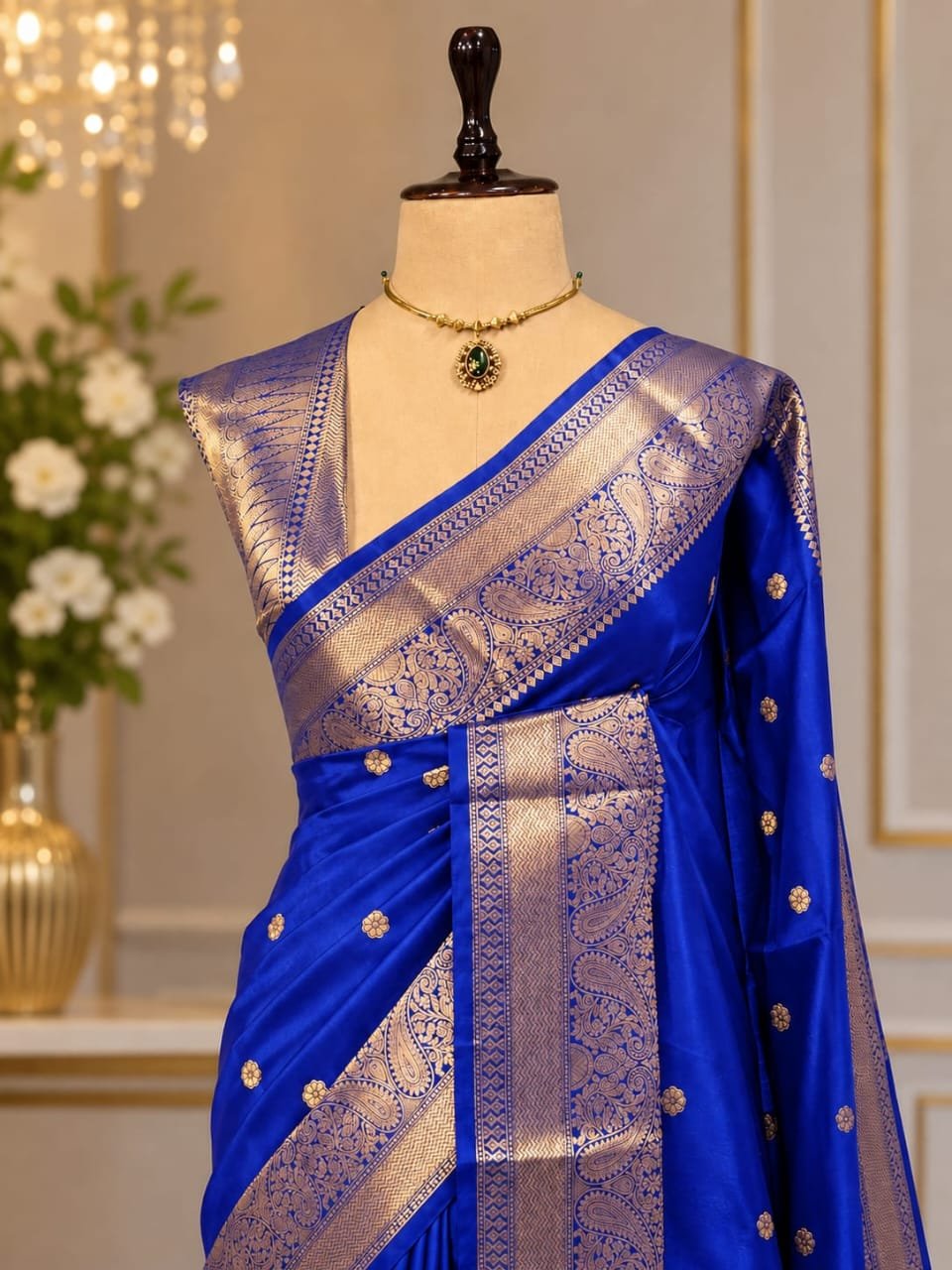 Party Wear Semi Kanjivaram Silk Sarees