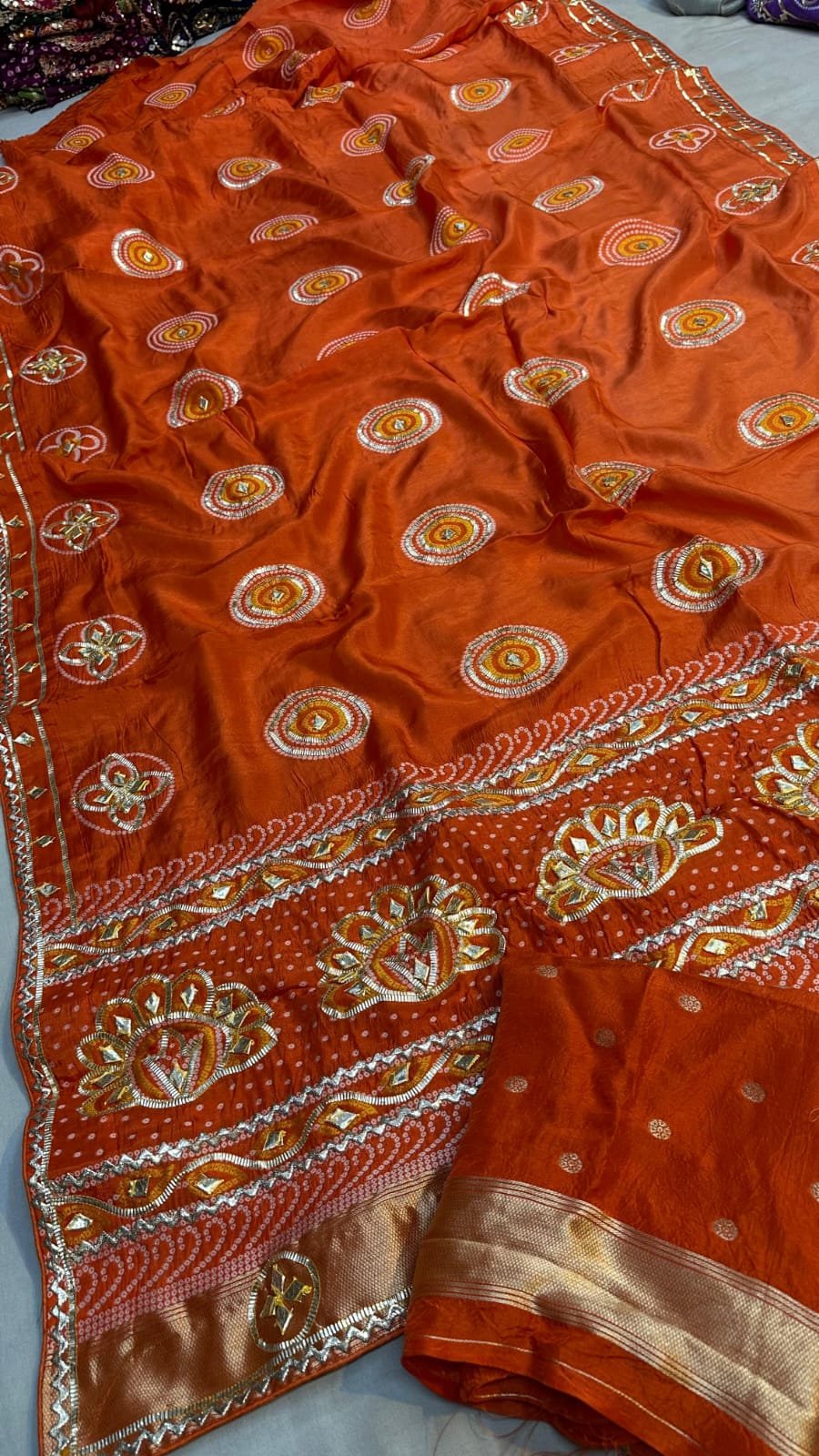 Fabric Pure Moonga Silk Jari Saree image 4