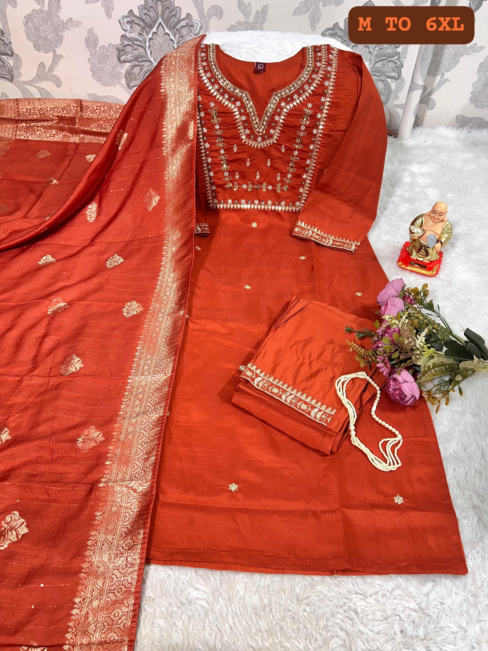 Kurti Pant Dupatta Set image 3