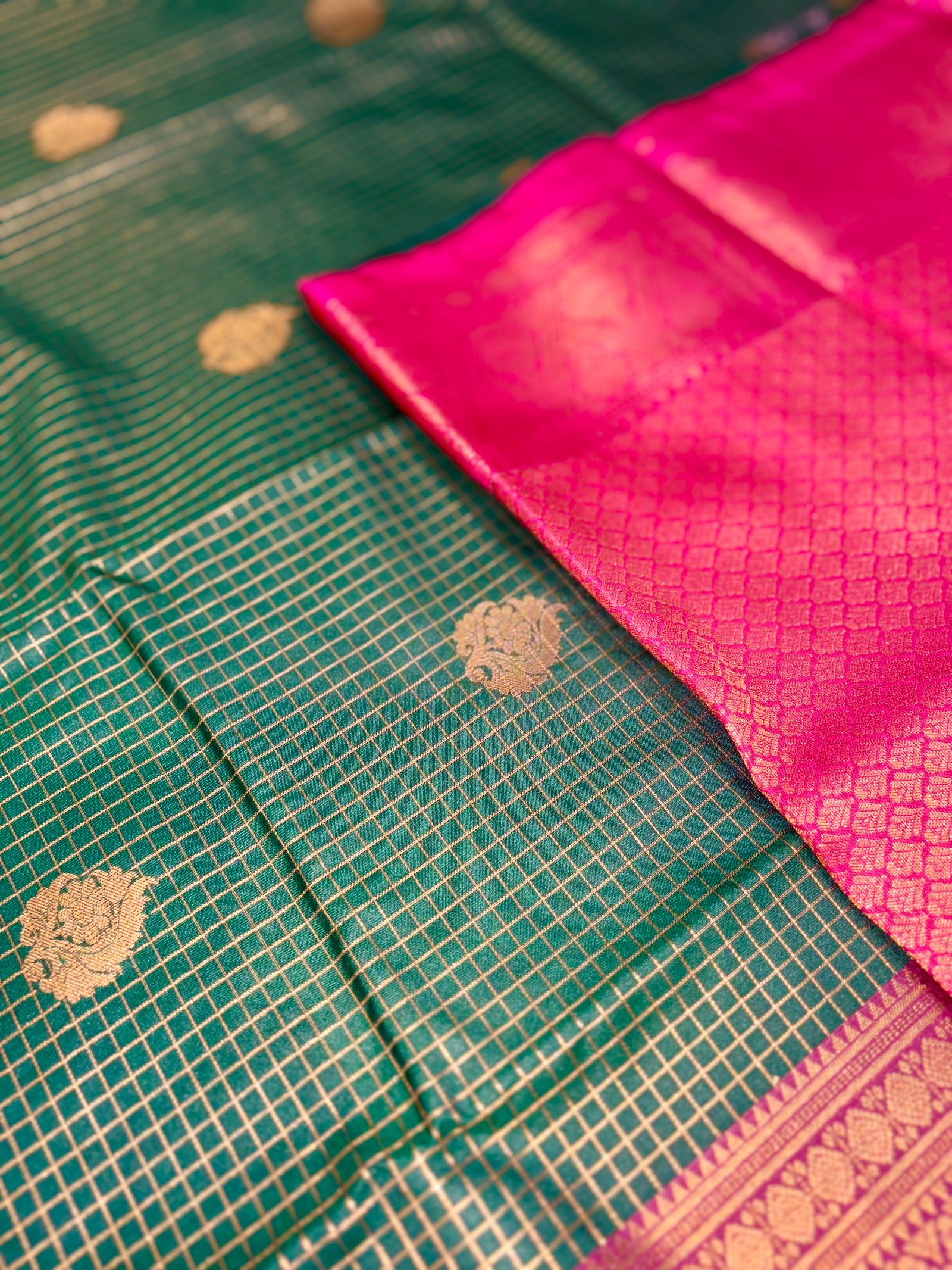Korvai Kanchi Semi Silk Sarees image 13