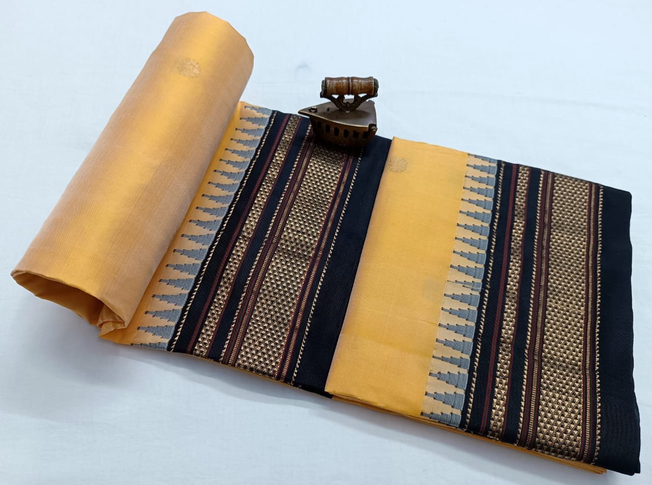 Chandrakor Paithani Pure Silk image 33