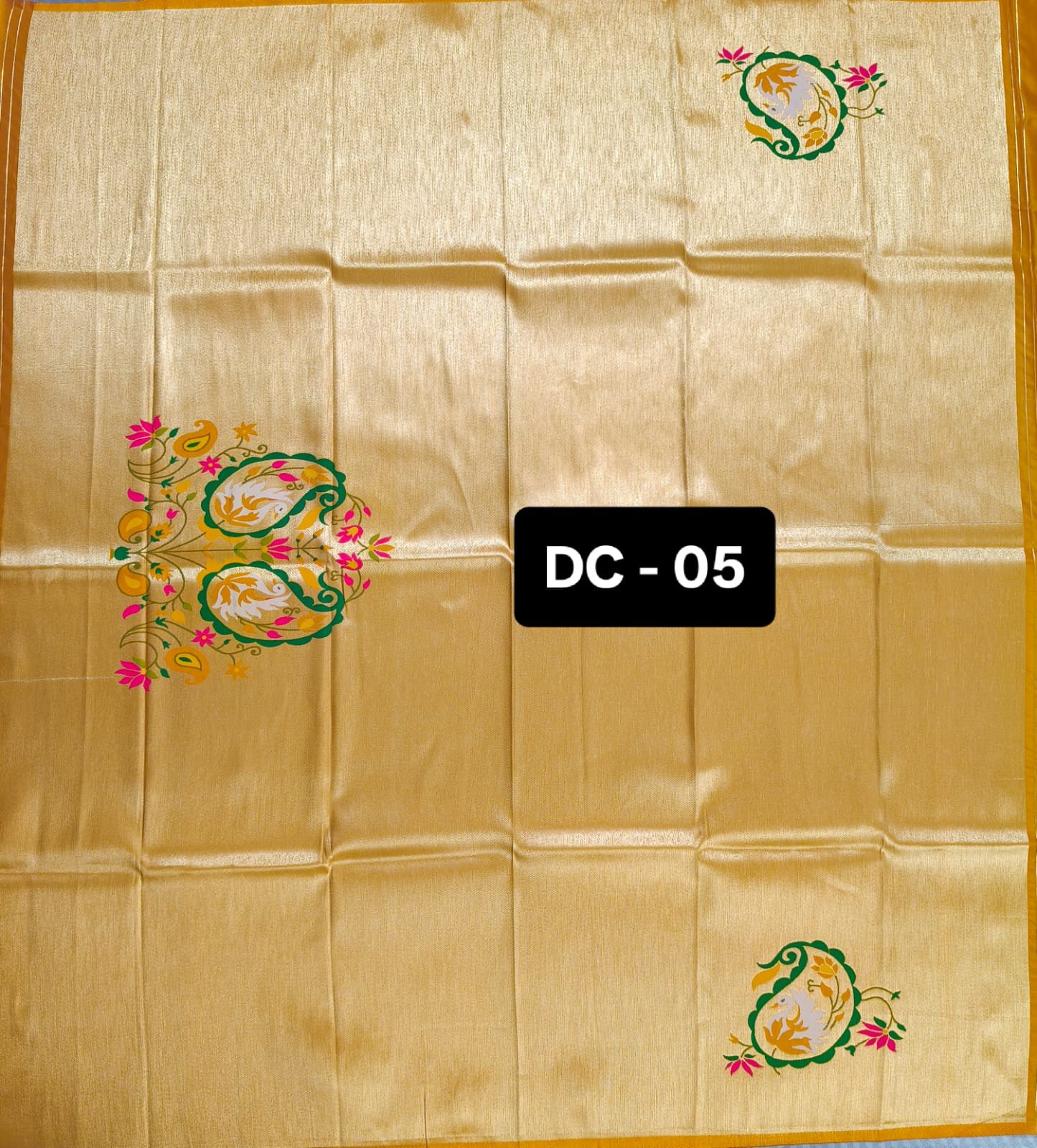 11 Paithani Blouse Piece Gold Border