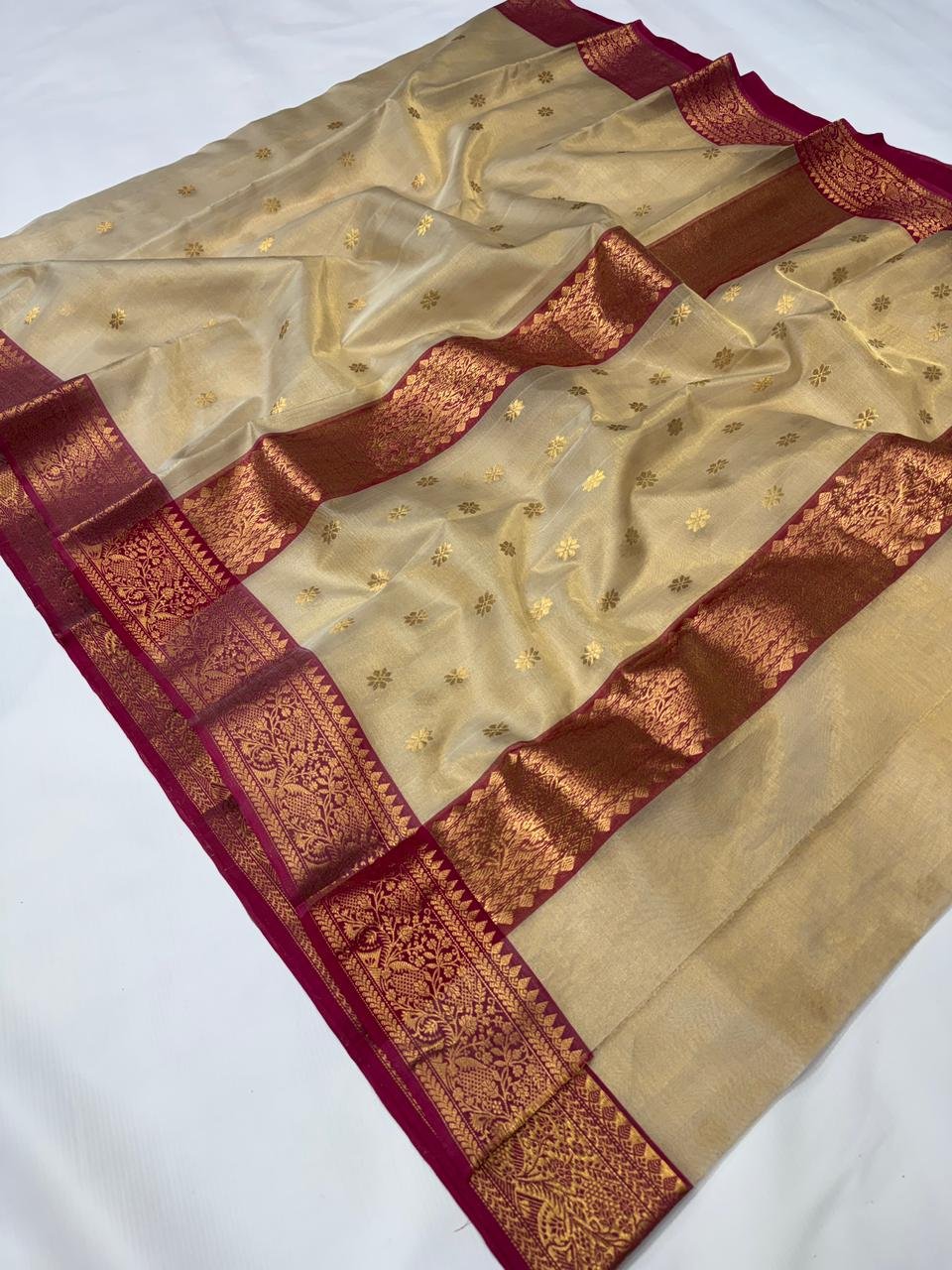 Silk Katan Saree Tissue image 3