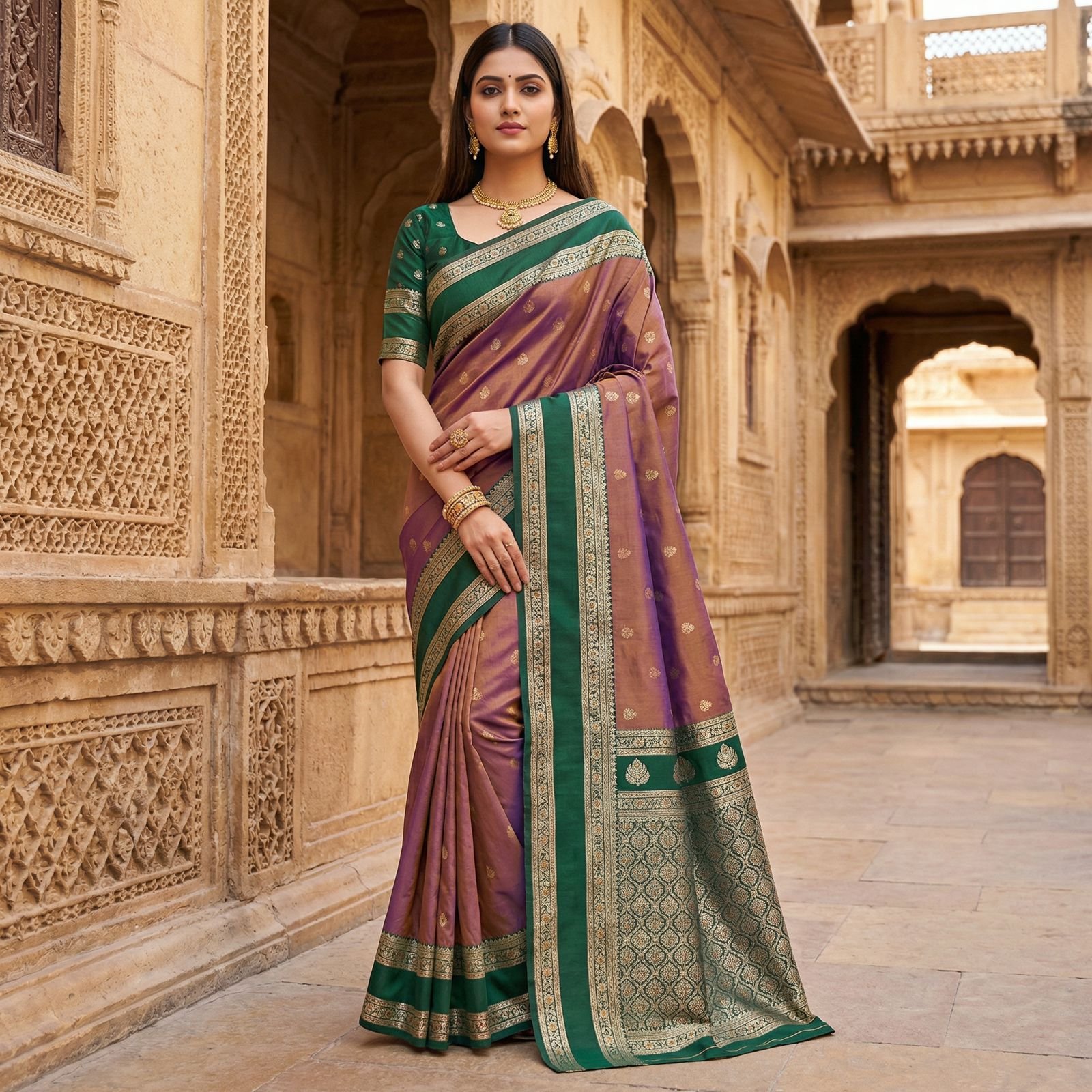 Banarasi Semi Silk image 9