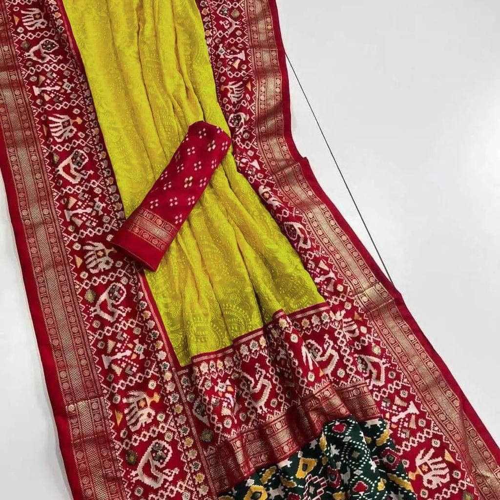 Premium Georgette chikankari lucknowi embroidered saree image 20