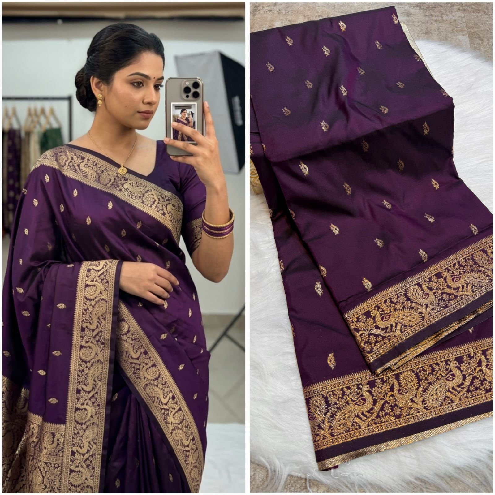 Peshwai Silk Saree image 19