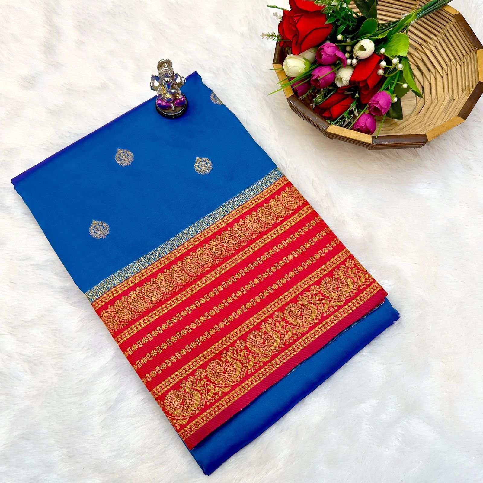 Rajashri Kanjivaram Paithani image 3