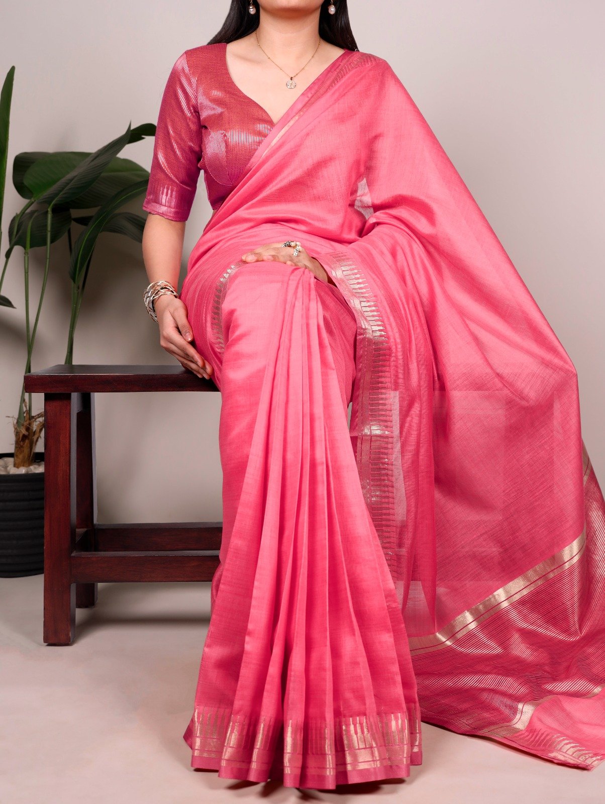 Premium Silk Cotton Sarees image 8