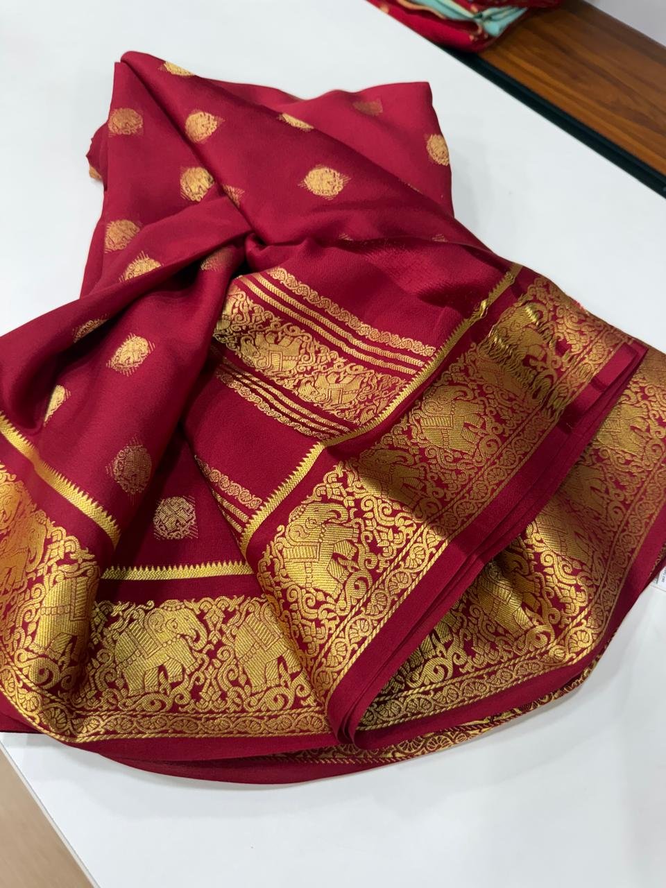 5 Pure Mysore Silk Sarees image 16