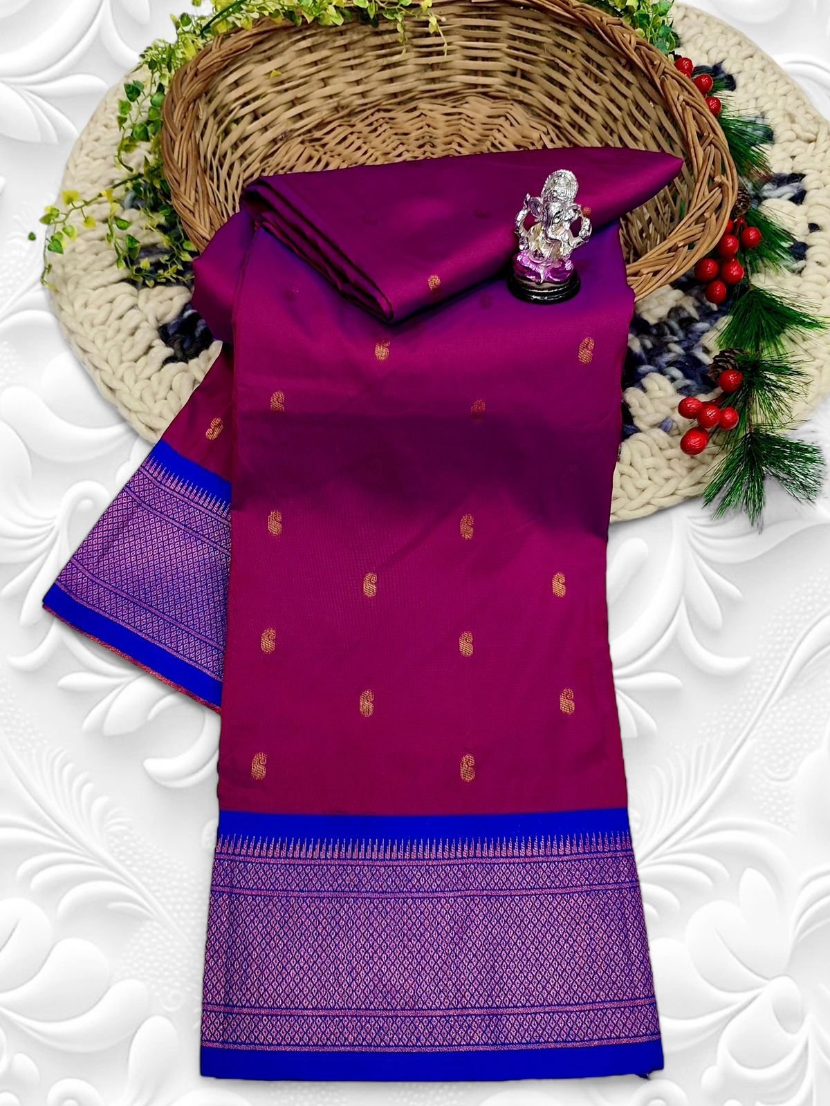 Shrija Kadiyal Paithani image 8