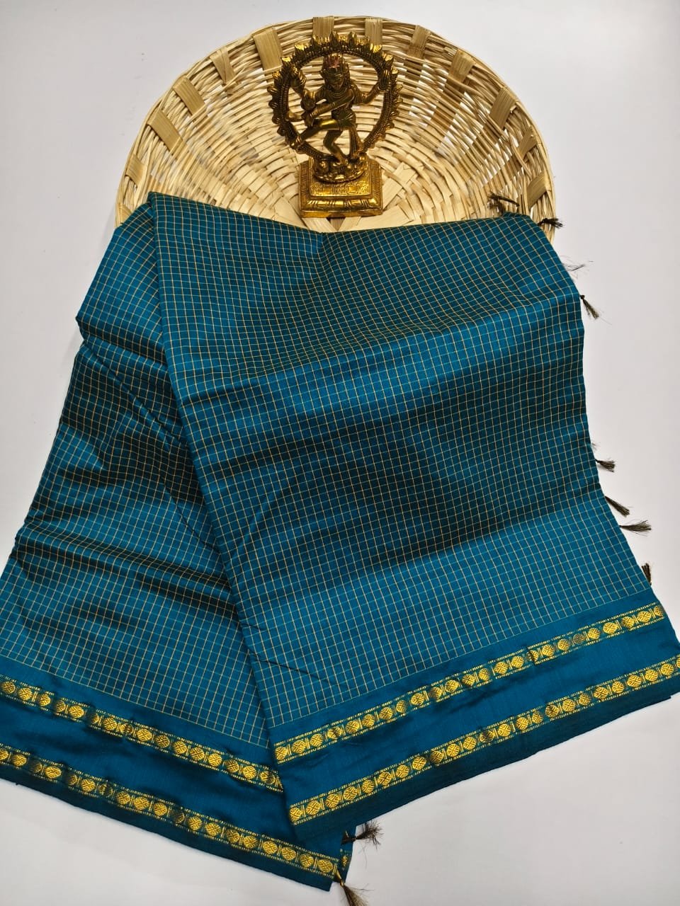Mangalyam Checked Cotton Sarees