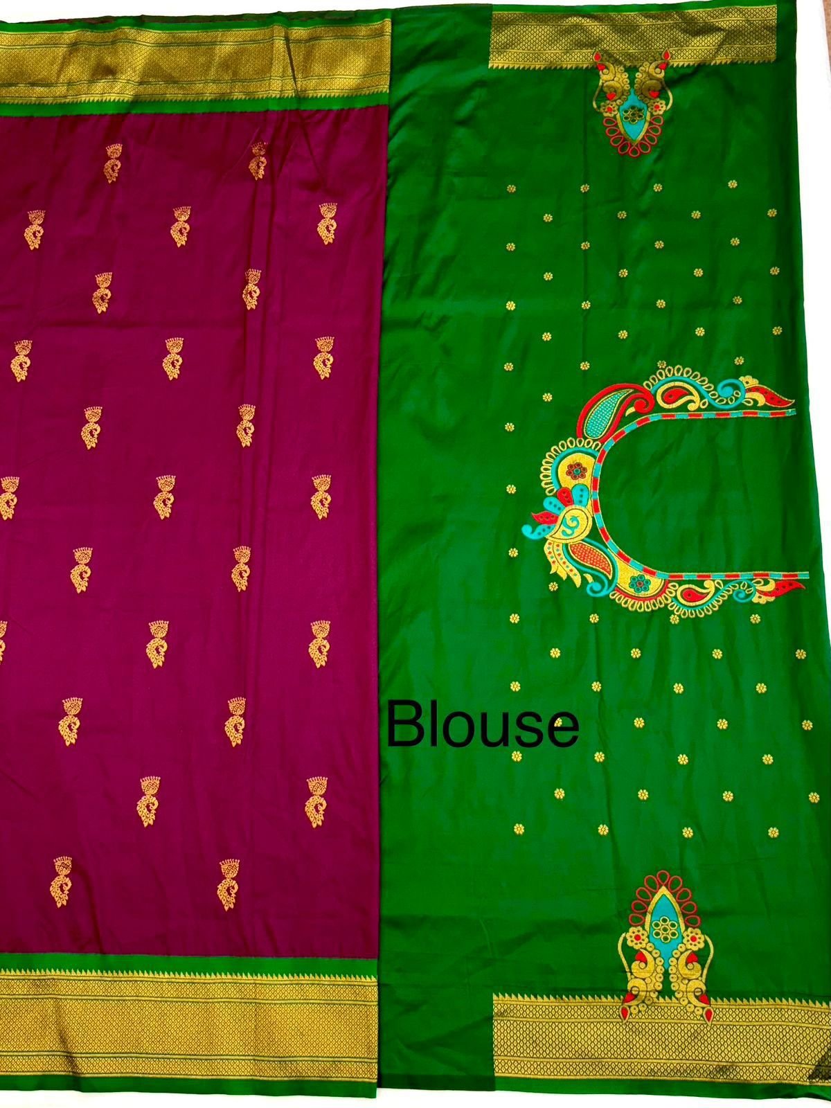 Mayuri Zhumka Kadiyal Paithani image 16