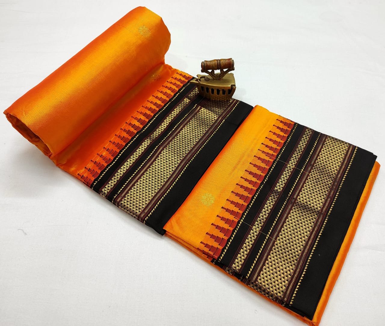 Chandrakor Paithani Pure Silk image 38