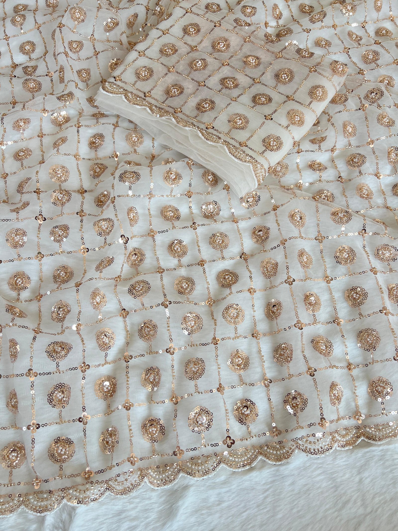 Heavy Butterfly Net Saree image 16