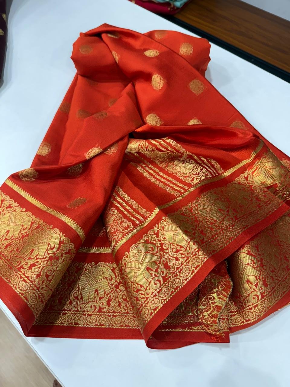 5 Pure Mysore Silk Sarees image 28