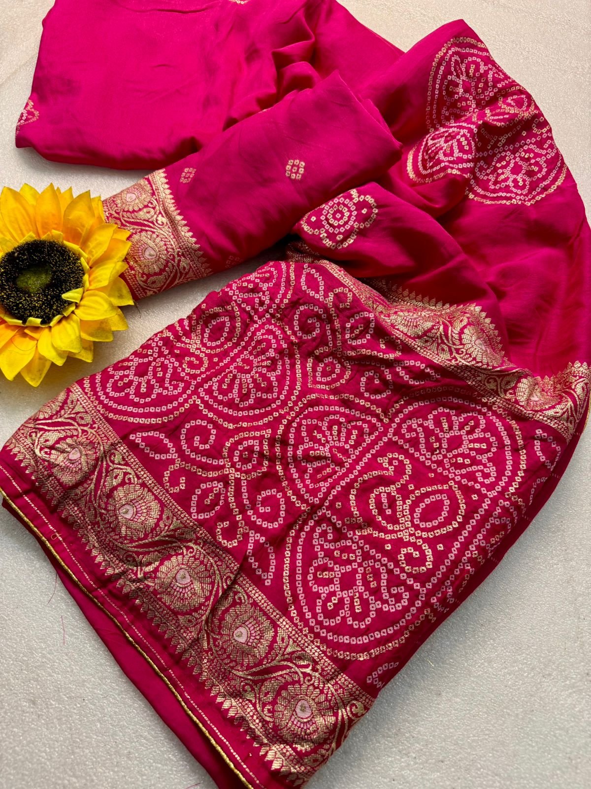 Premium Heavy Dola Silk Saree image 5