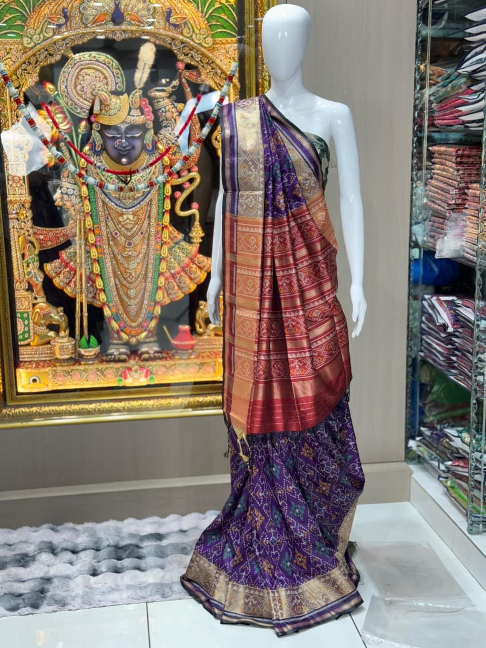 Banarasi Soft Weaving Base Patola image 4