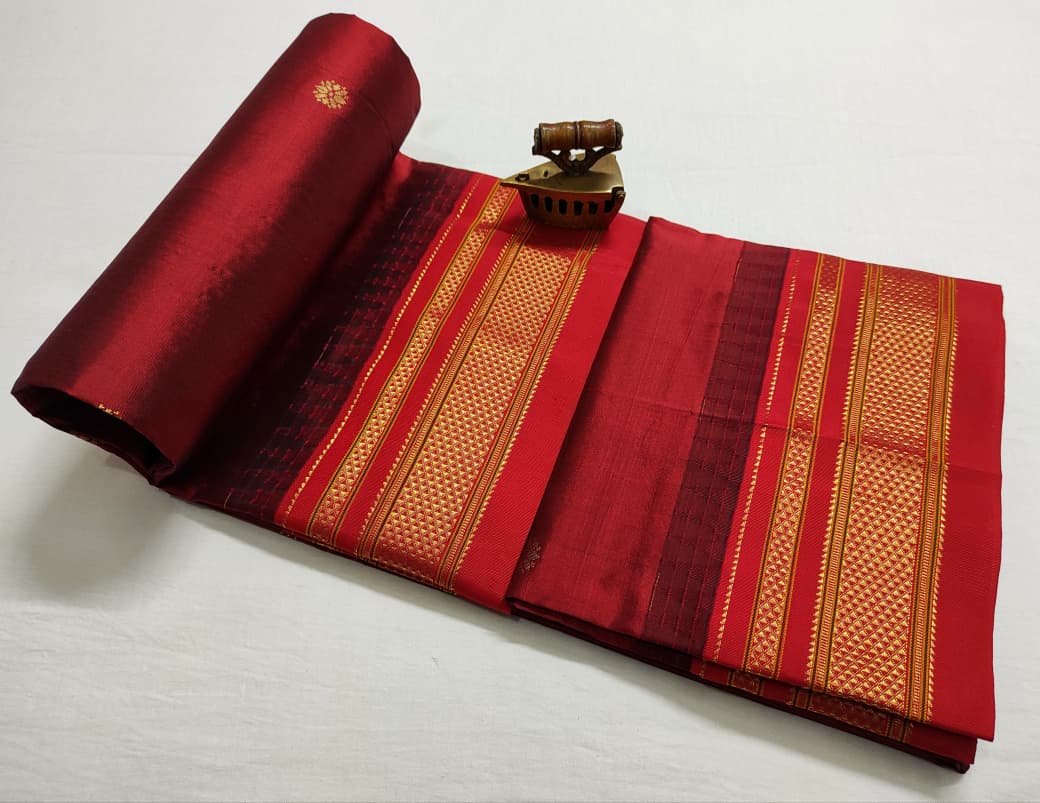 Chandrakor Paithani Pure Silk image 36