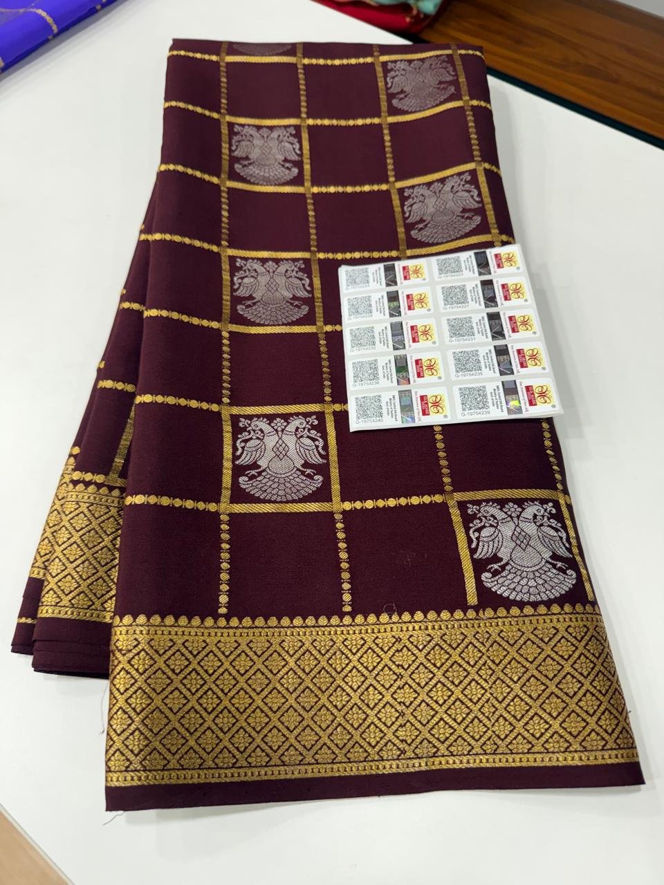 5 Pure Mysore Silk Sarees image 12