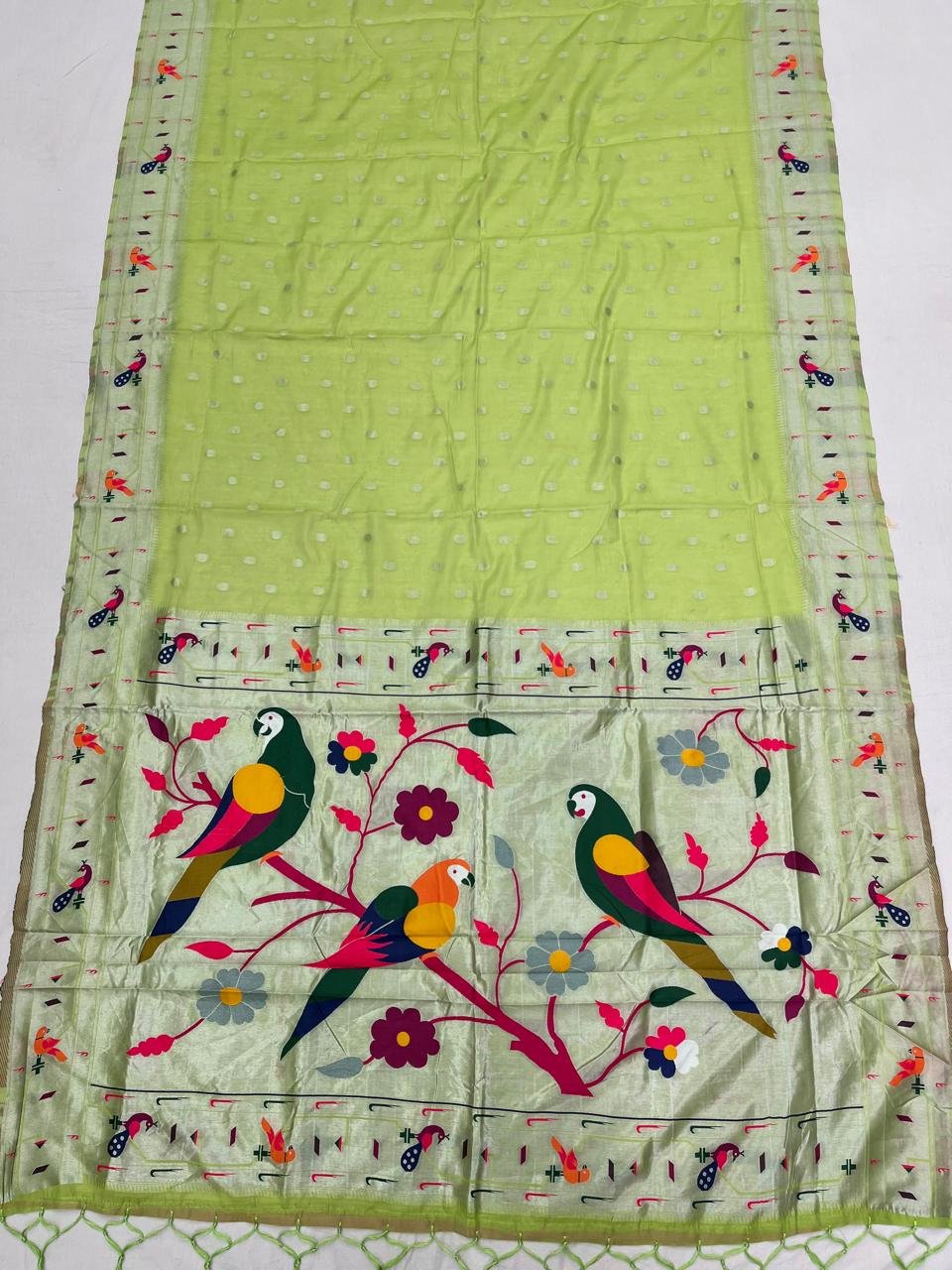 Cotton Paithani Saree image 5