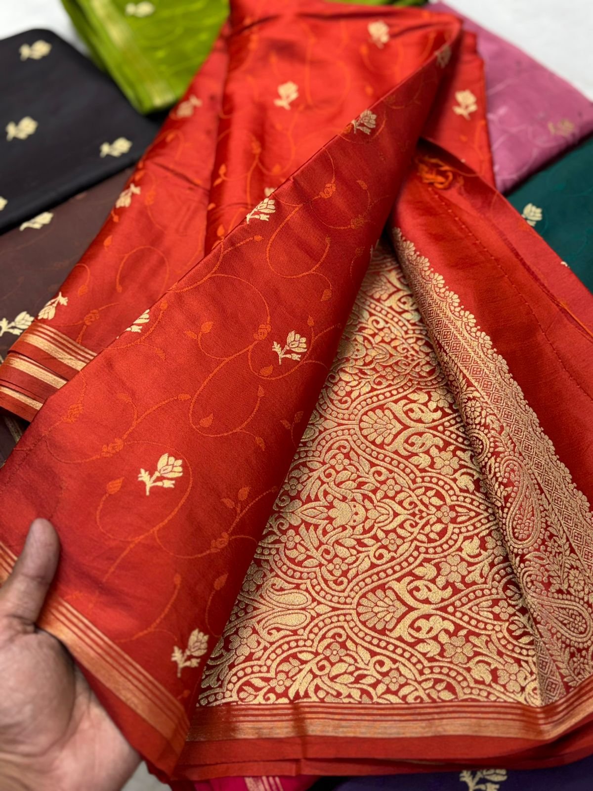 Premium Quality Gaji Silk saree image 8