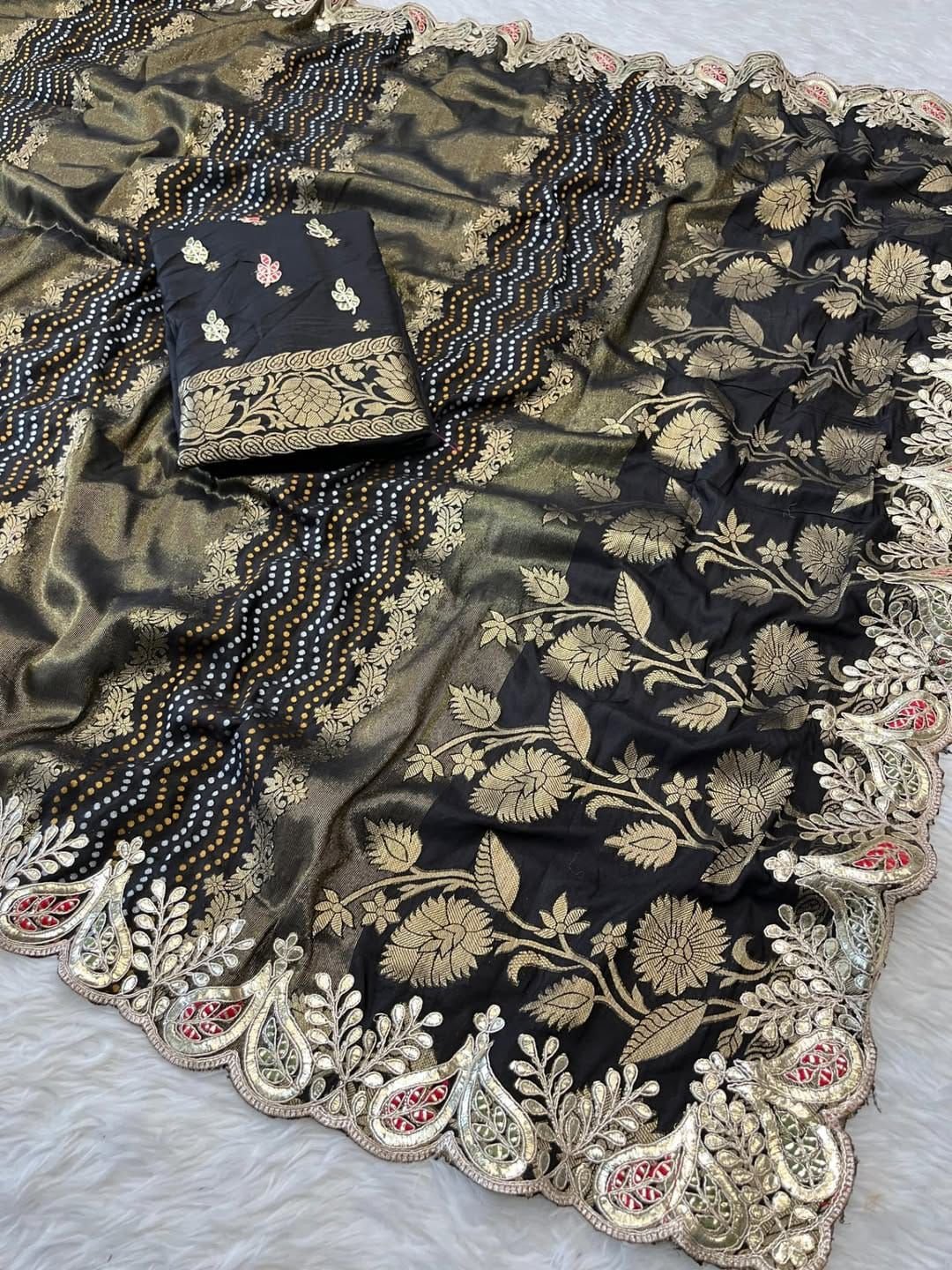 Tissue Russian Silk Saree