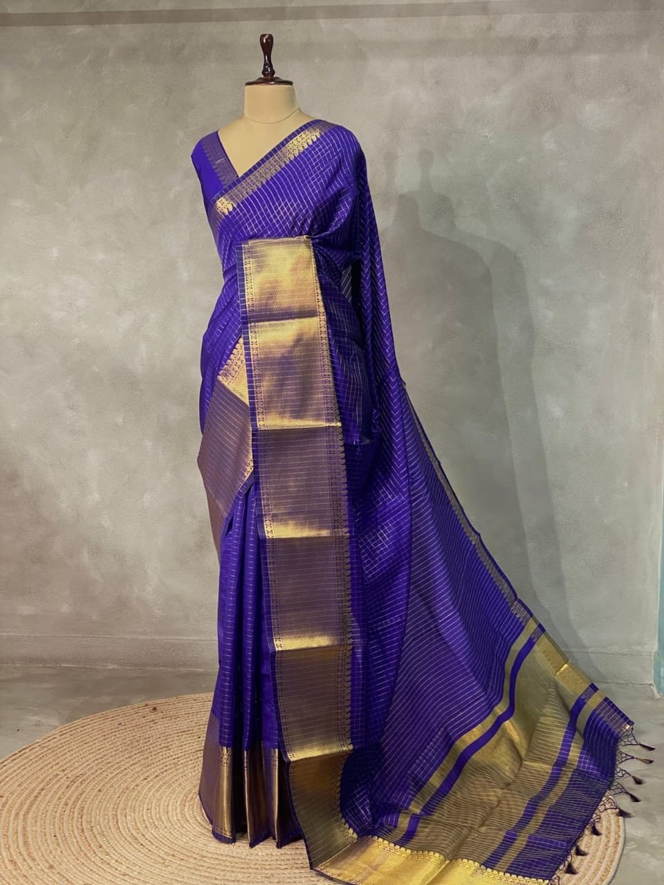 Party Wear Semi Kanchivaram Silk Sarees image 18