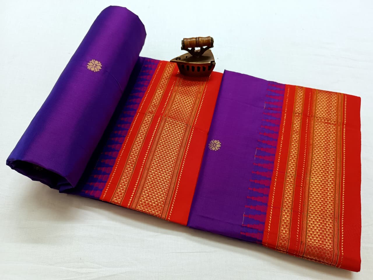 Chandrakor Paithani Pure Silk image 44