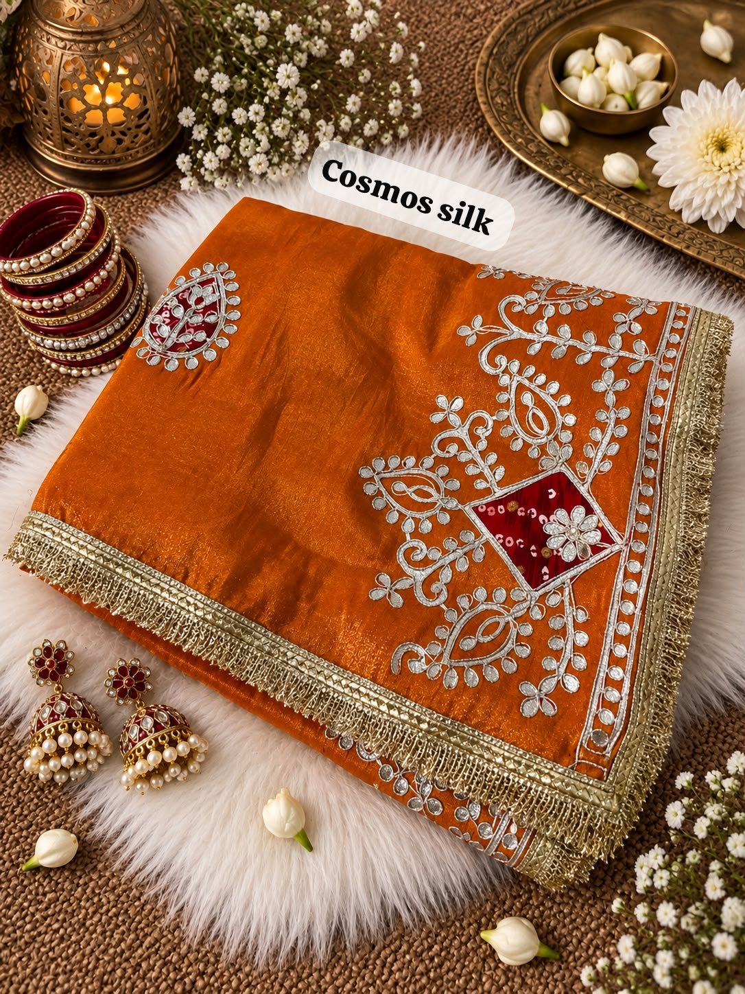 Jaipuri Gota Patti Saree image 7
