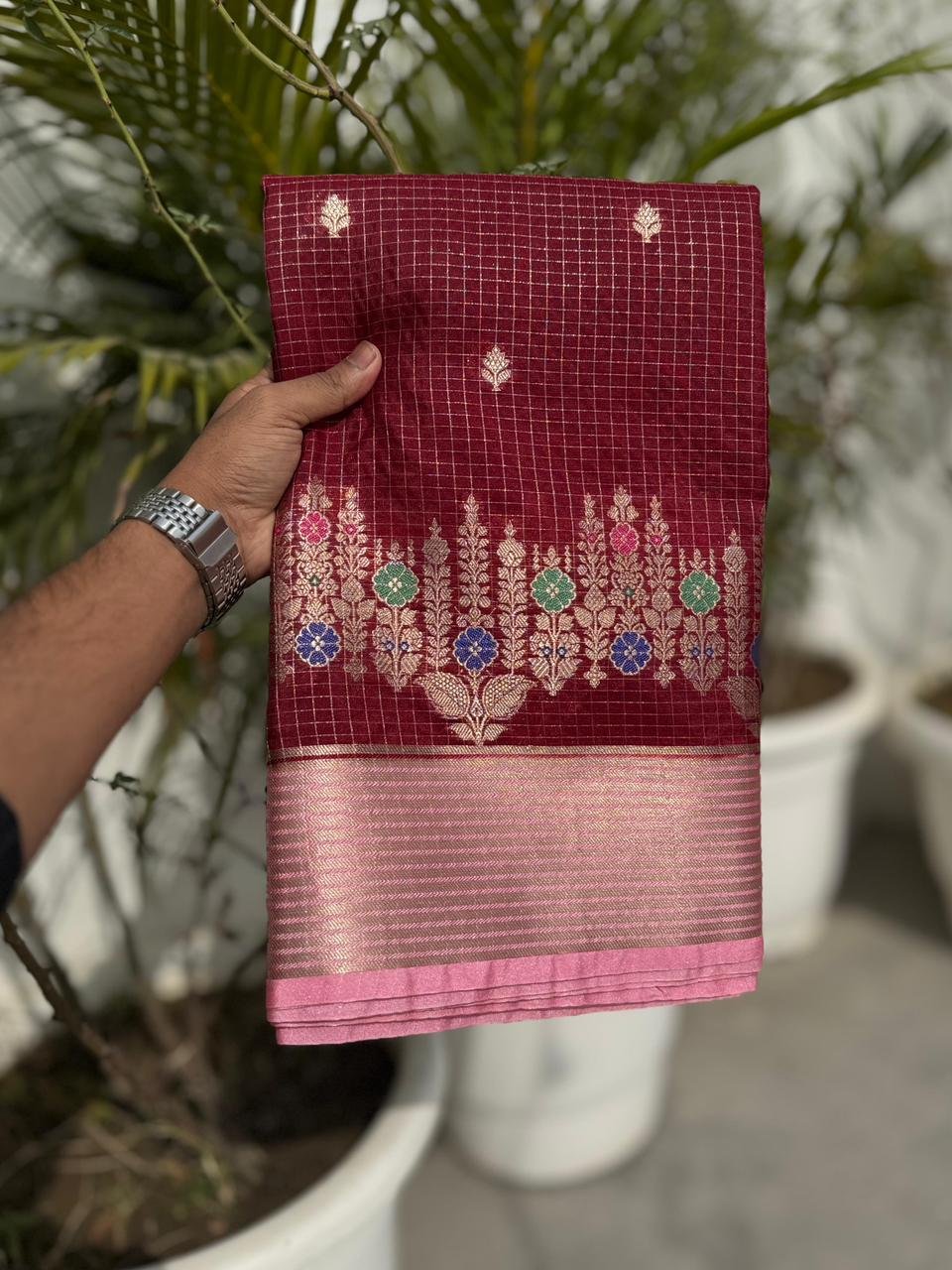 2 Banarasi Dybal Dupion Silk image 2